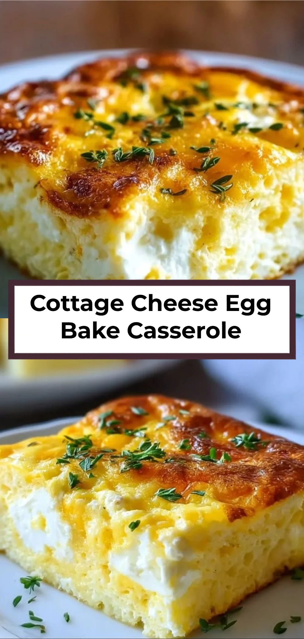 Cottage Cheese Egg Bake Casserole