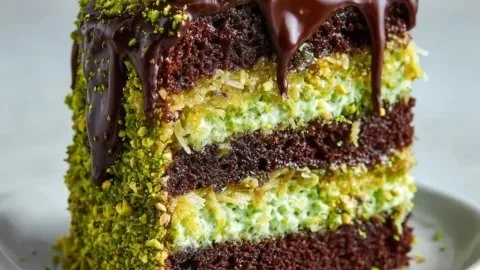 Dubai Chocolate Pistachio Cake