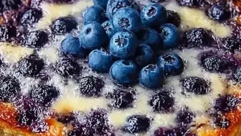 Easy Blueberry Cottage Cheese Breakfast Bake
