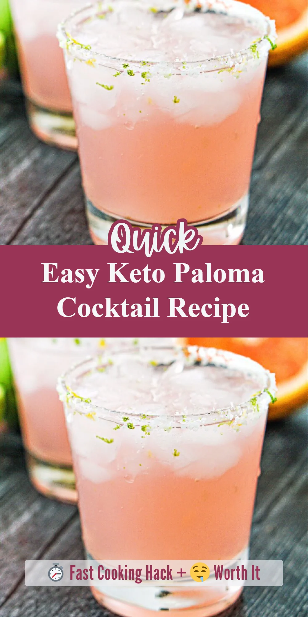 Easy Keto Paloma Cocktail Recipe