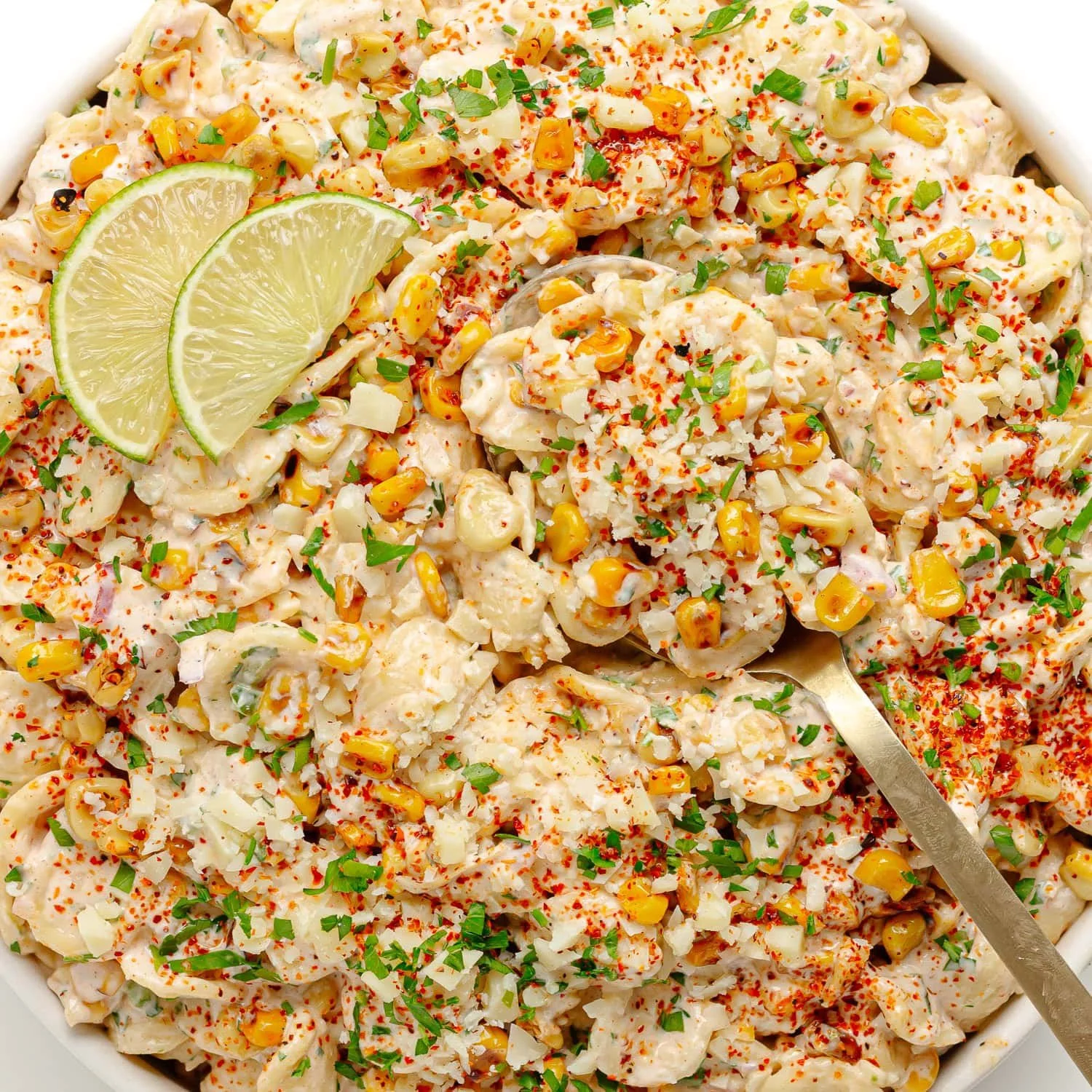 Elote Pasta Salad (Mexican Street Corn Pasta Salad)