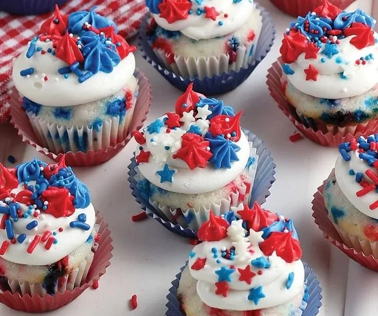 Firework Mini Cupcakes