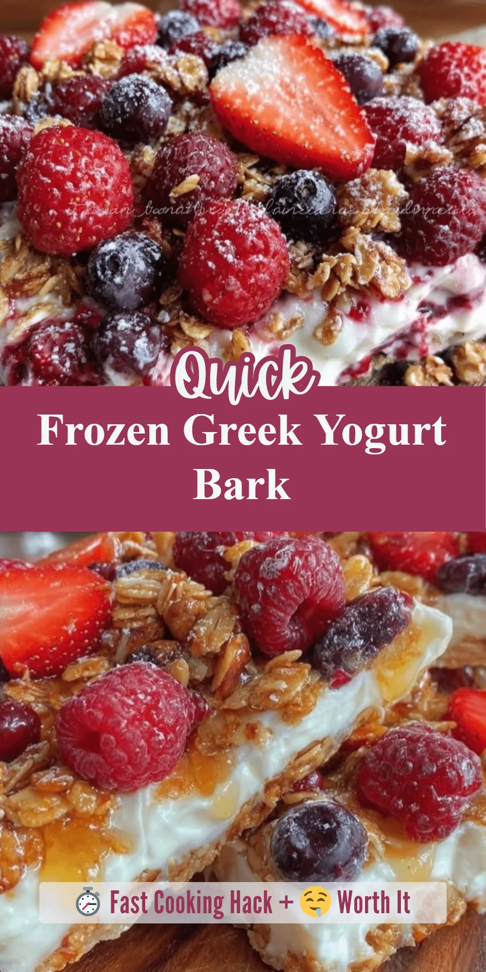 Frozen Greek Yogurt Bark