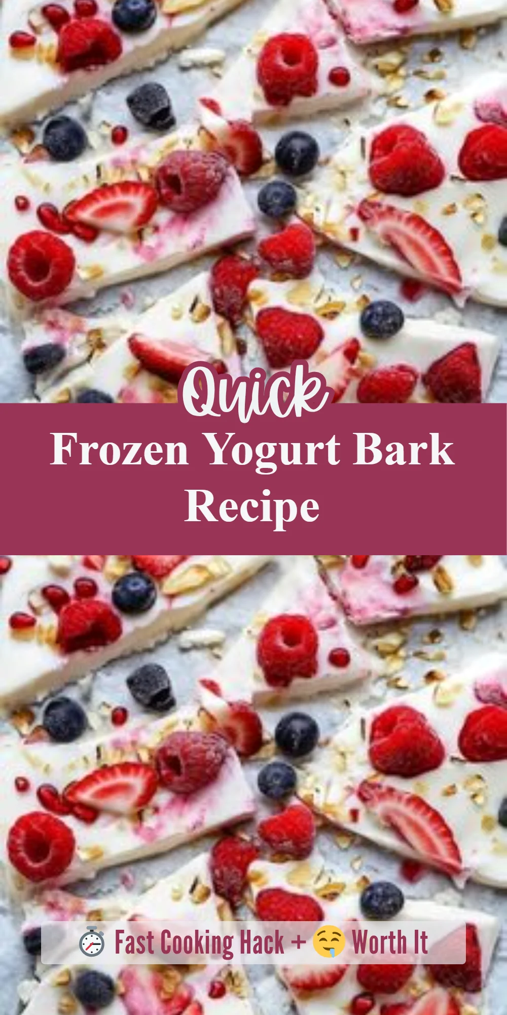 Frozen Yogurt Bark Recipe