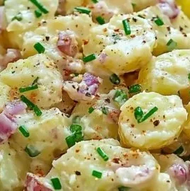 Classic German Potato Salad recipe ingredients and preparation steps