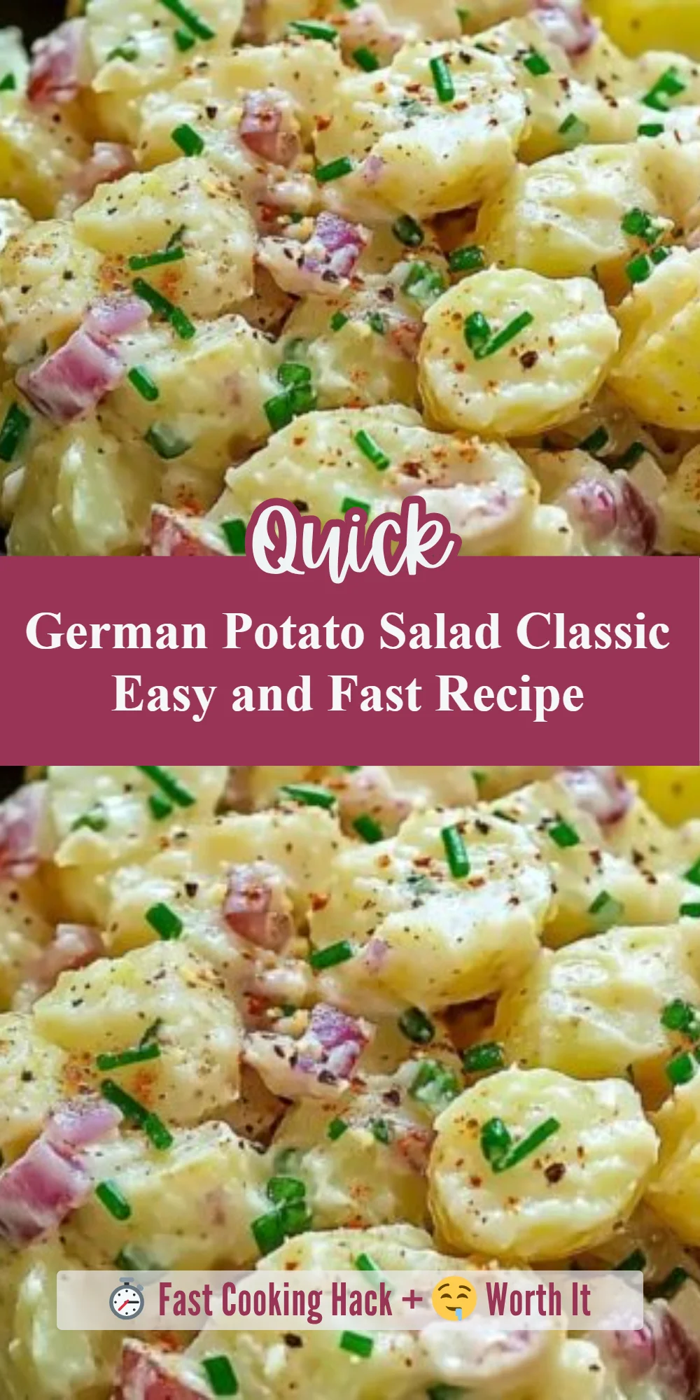 German Potato Salad Classic Easy and Fast Recipe