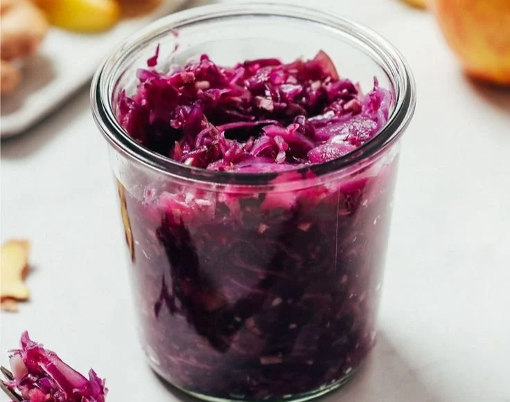 Ginger Apple Sauerkraut
