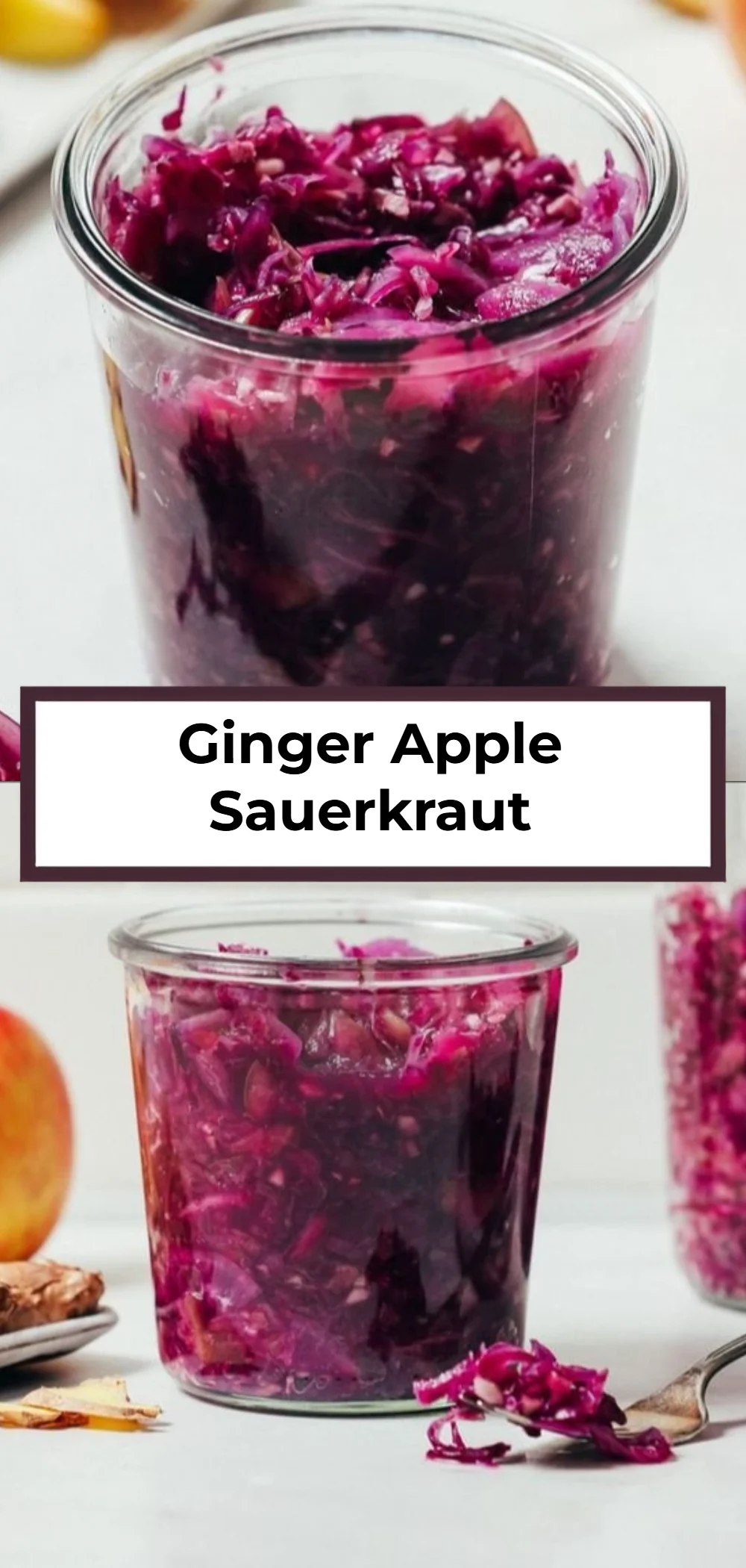 Ginger Apple Sauerkraut