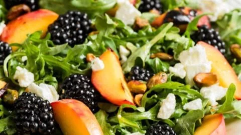 Grilled Peach Salad