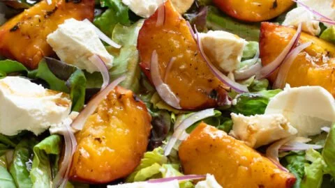 Grilled Peach Salad