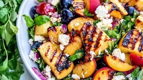 Grilled Peach Salad