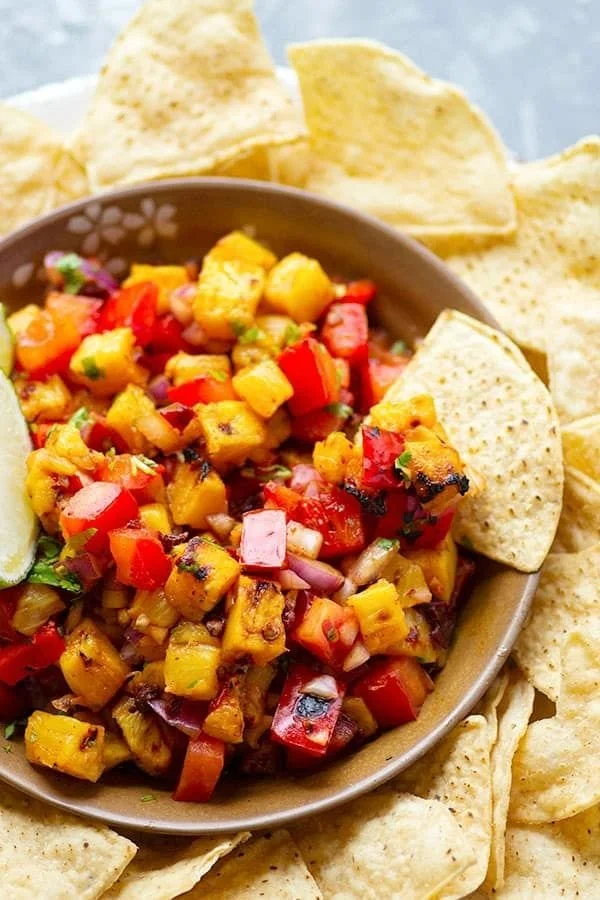 Grilled Pineapple Salsa