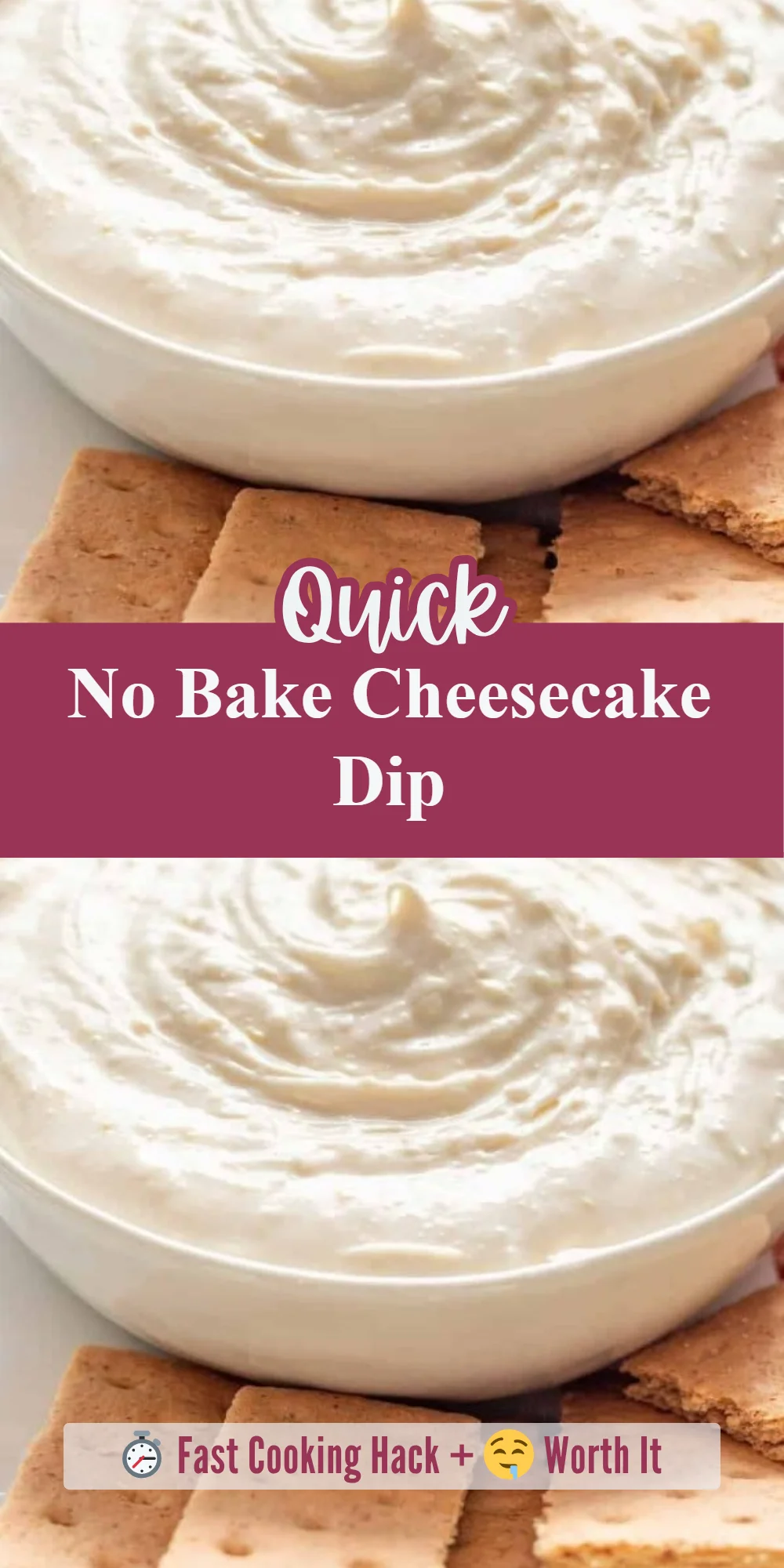 No Bake Cheesecake Dip
