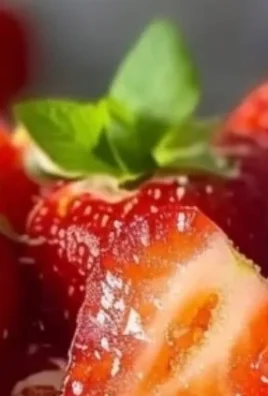 No bake strawberry dessert with layers of fresh berries and creamy filling