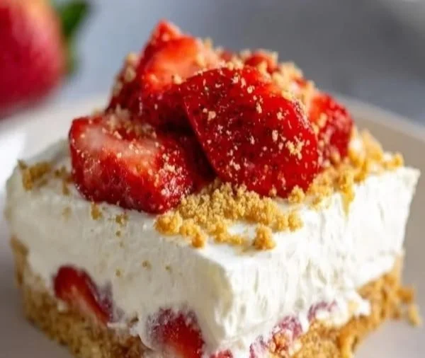 No-Bake Strawberry Dessert