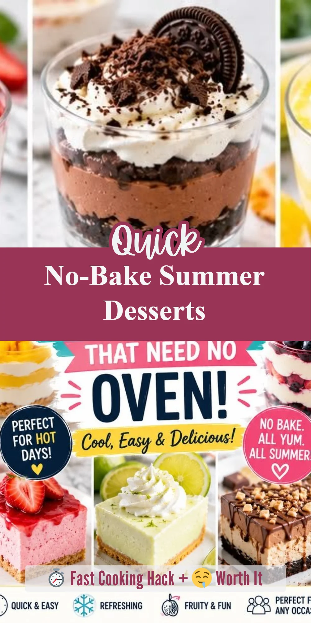 No-Bake Summer Desserts