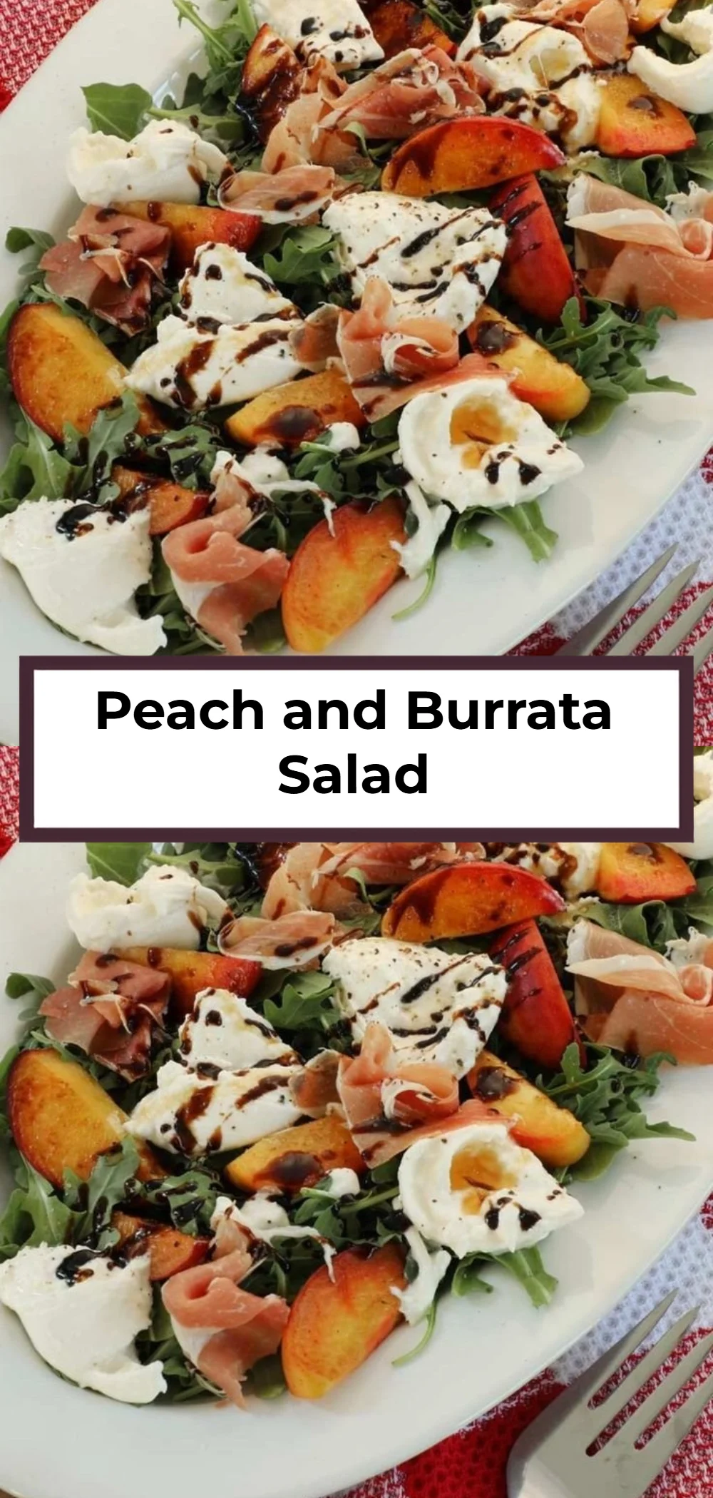 Peach and Burrata Salad