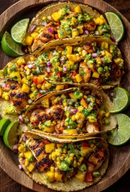 Bowl of colorful Peach Avocado Salsa with fresh ingredients