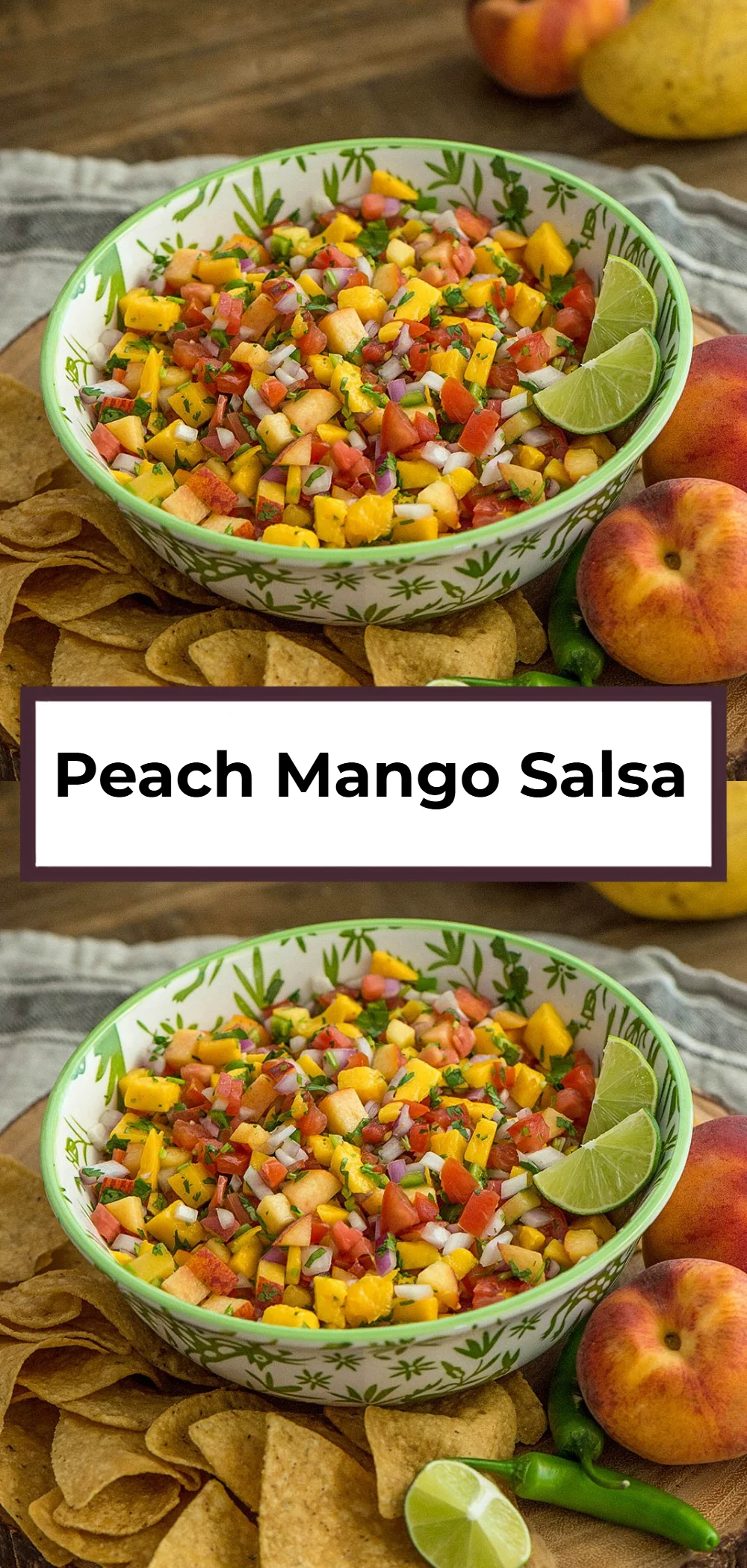 Peach Mango Salsa