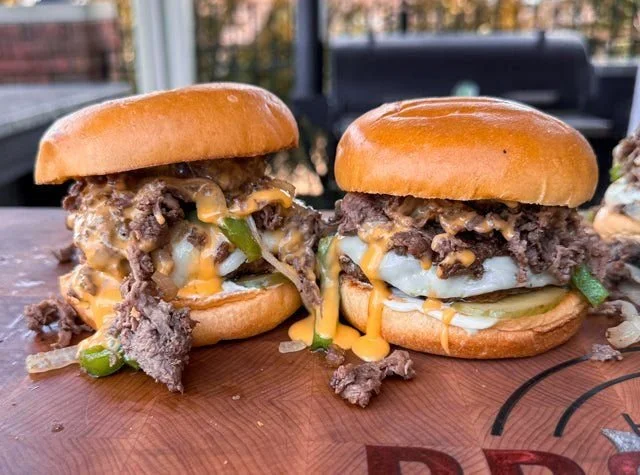Philadelphia Cheesesteak Burger