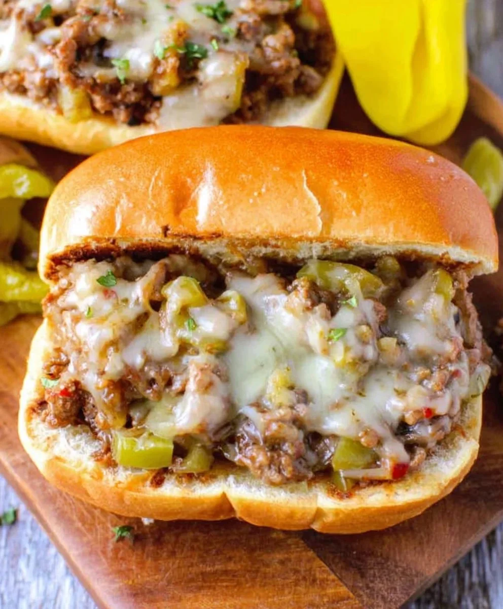Philly Cheese Steak Sloppy Joes