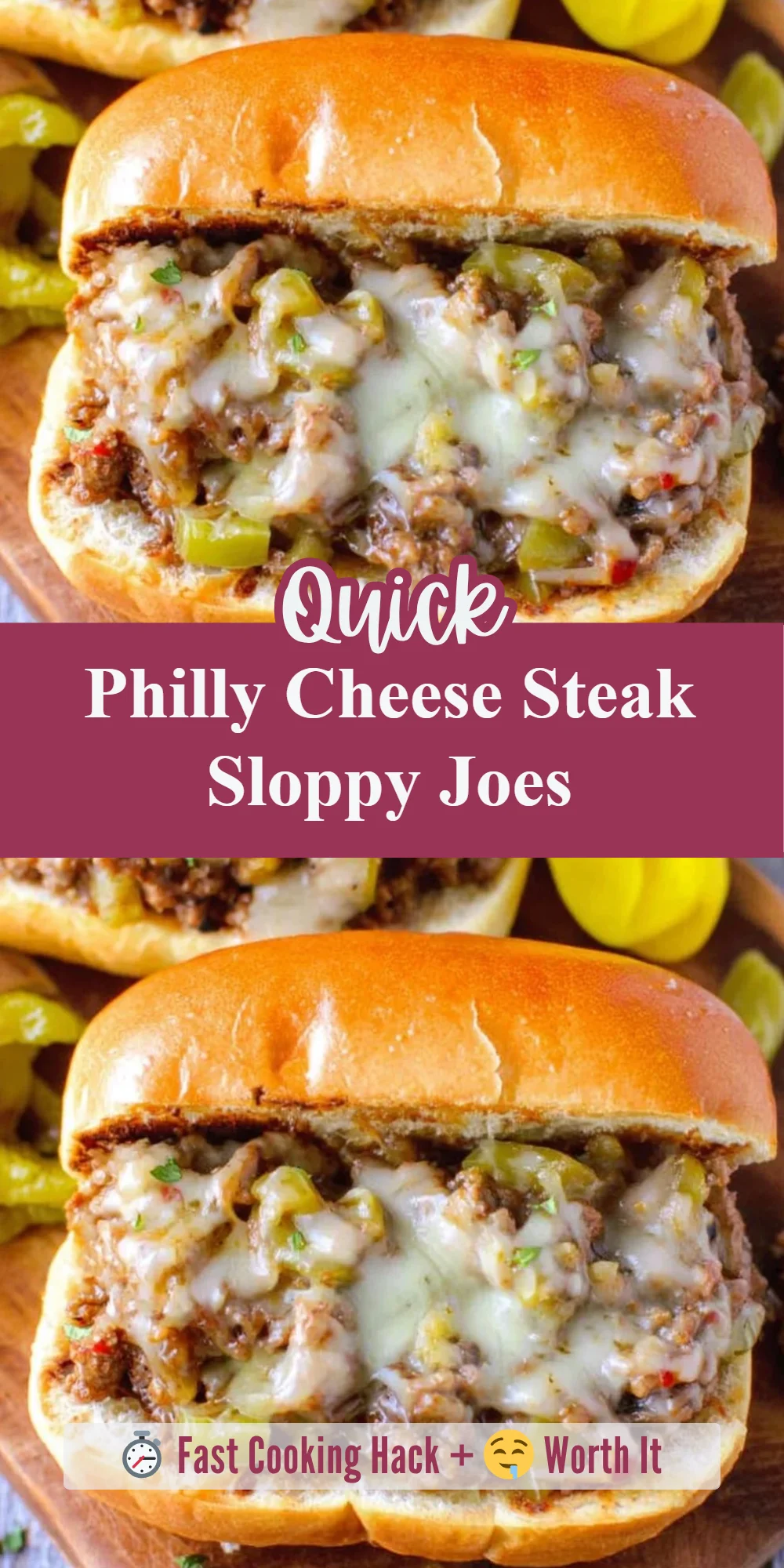 Philly Cheese Steak Sloppy Joes
