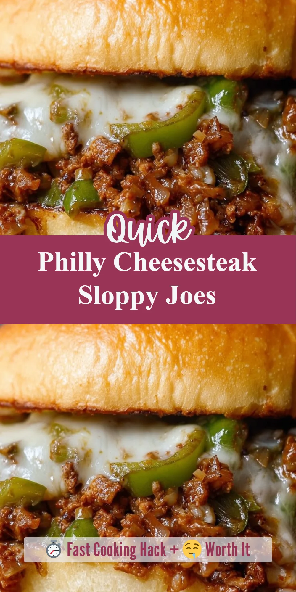 Philly Cheesesteak Sloppy Joes