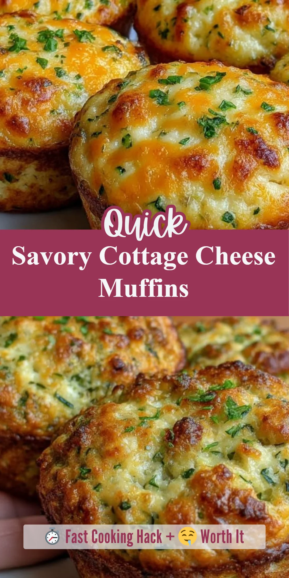 Savory Cottage Cheese Muffins