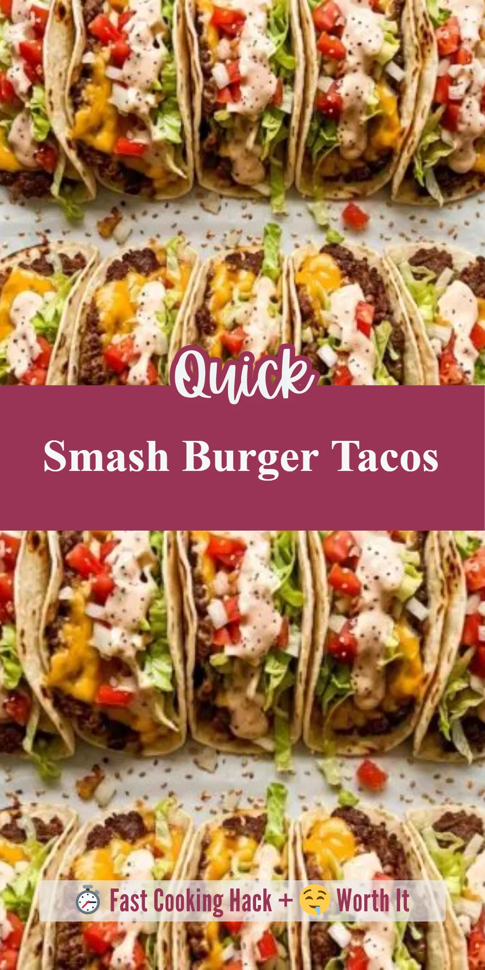 Smash Burger Tacos