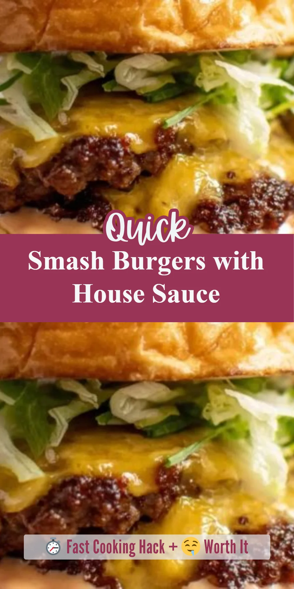 Smash Burgers with House Sauce