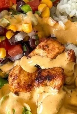 Delicious Southwest chicken bowls filled with fresh ingredients