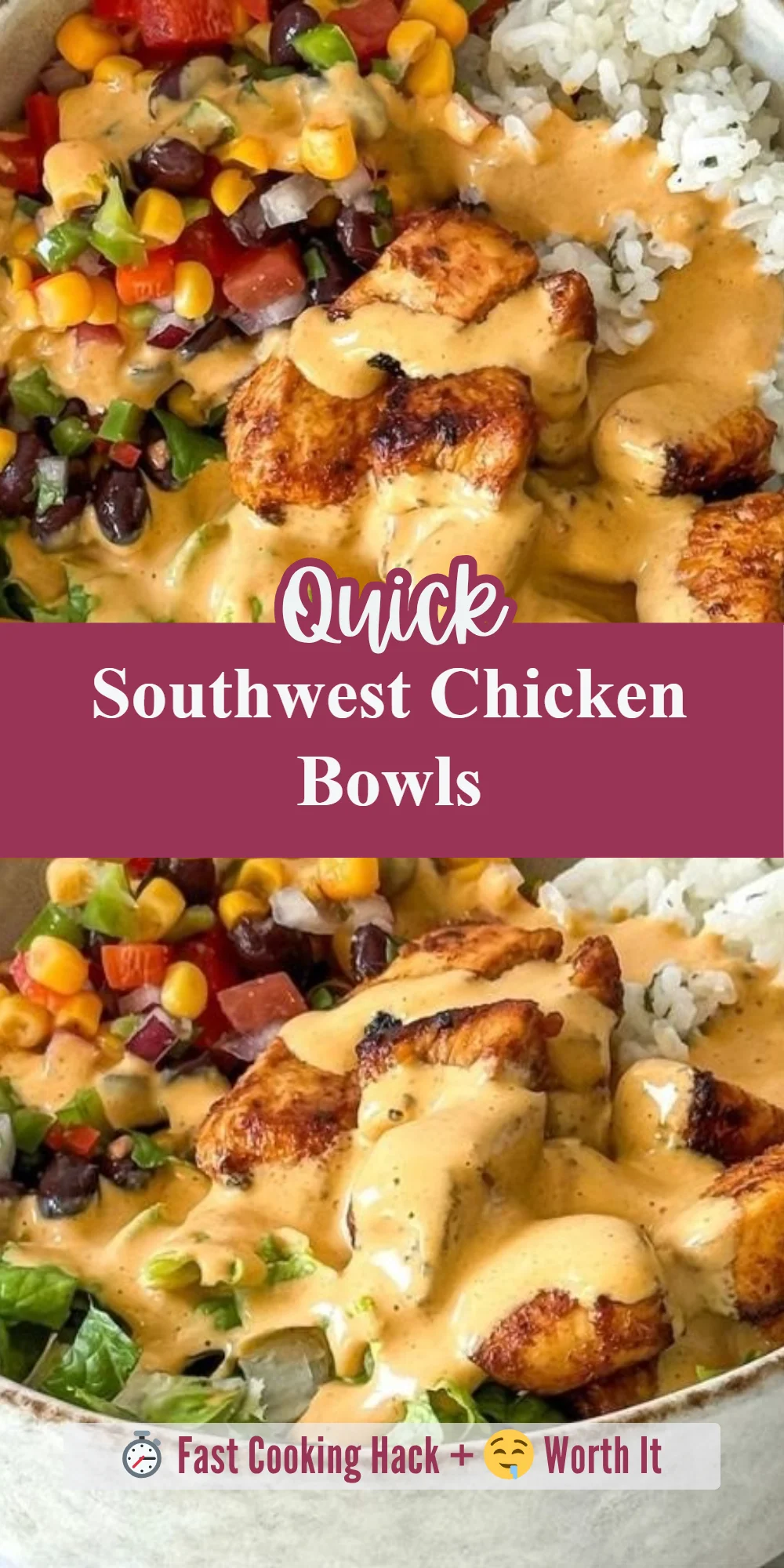 Southwest Chicken Bowls