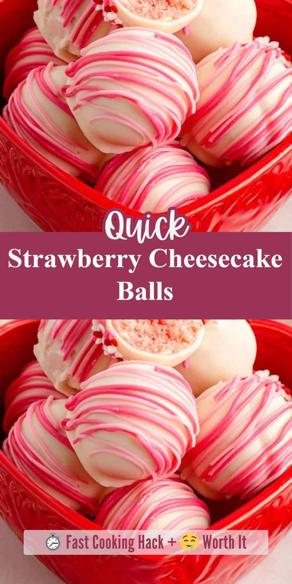 Strawberry Cheesecake Balls