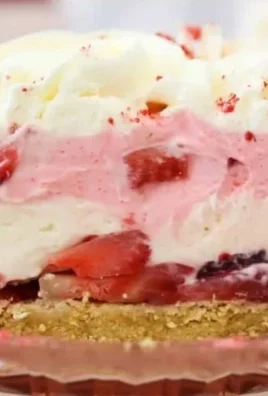 Delicious strawberry dessert showcasing vibrant strawberries and cream