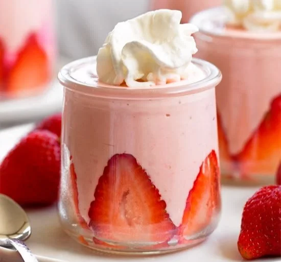Strawberry Mousse Without Gelatin Or Whipped Cream