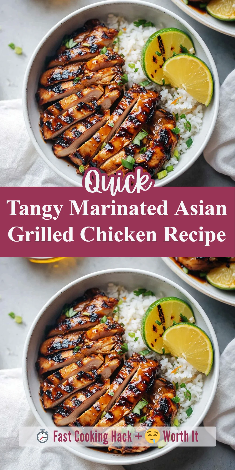 Tangy Marinated Asian Grilled Chicken Recipe