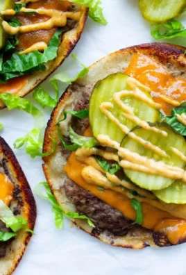 Viral smash burger tacos with secret sauce served on a plate