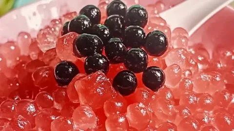 Watermelon Popping Boba: A Fun Homemade Summer Delight