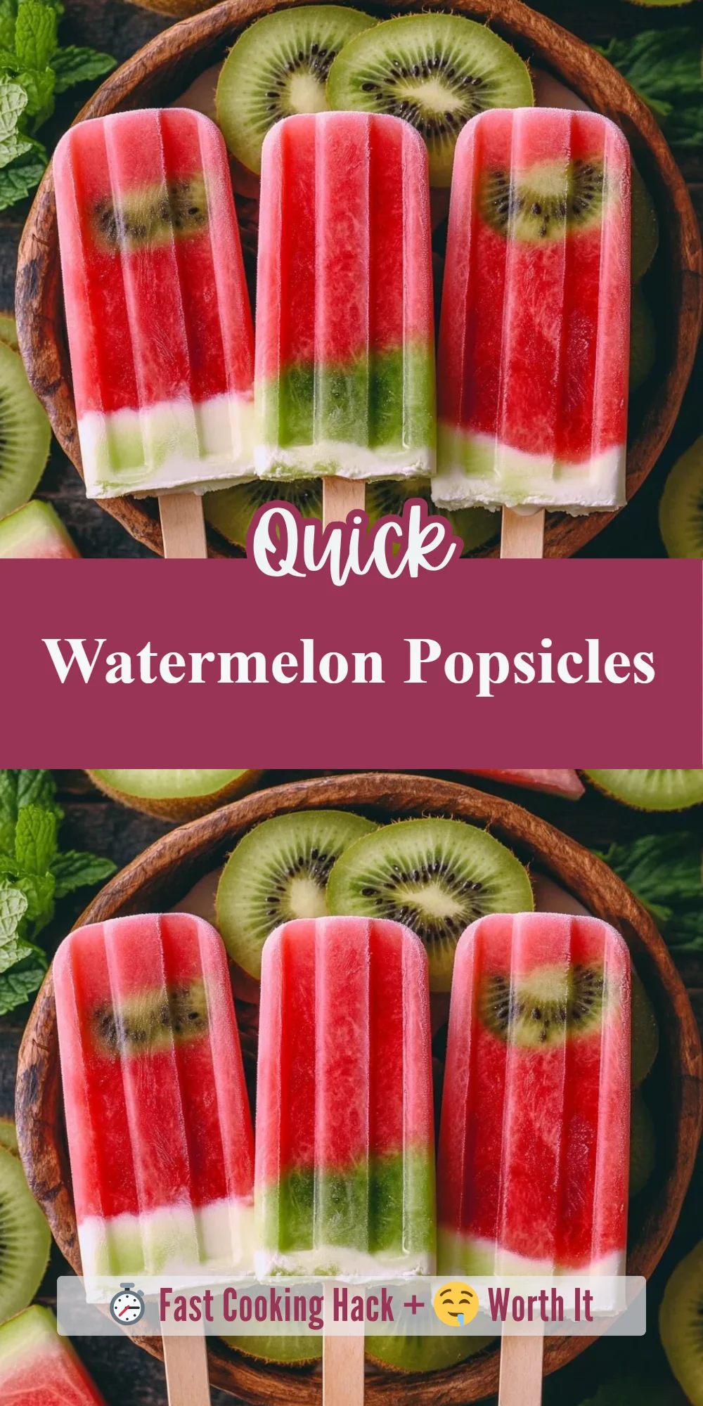 Watermelon Popsicles