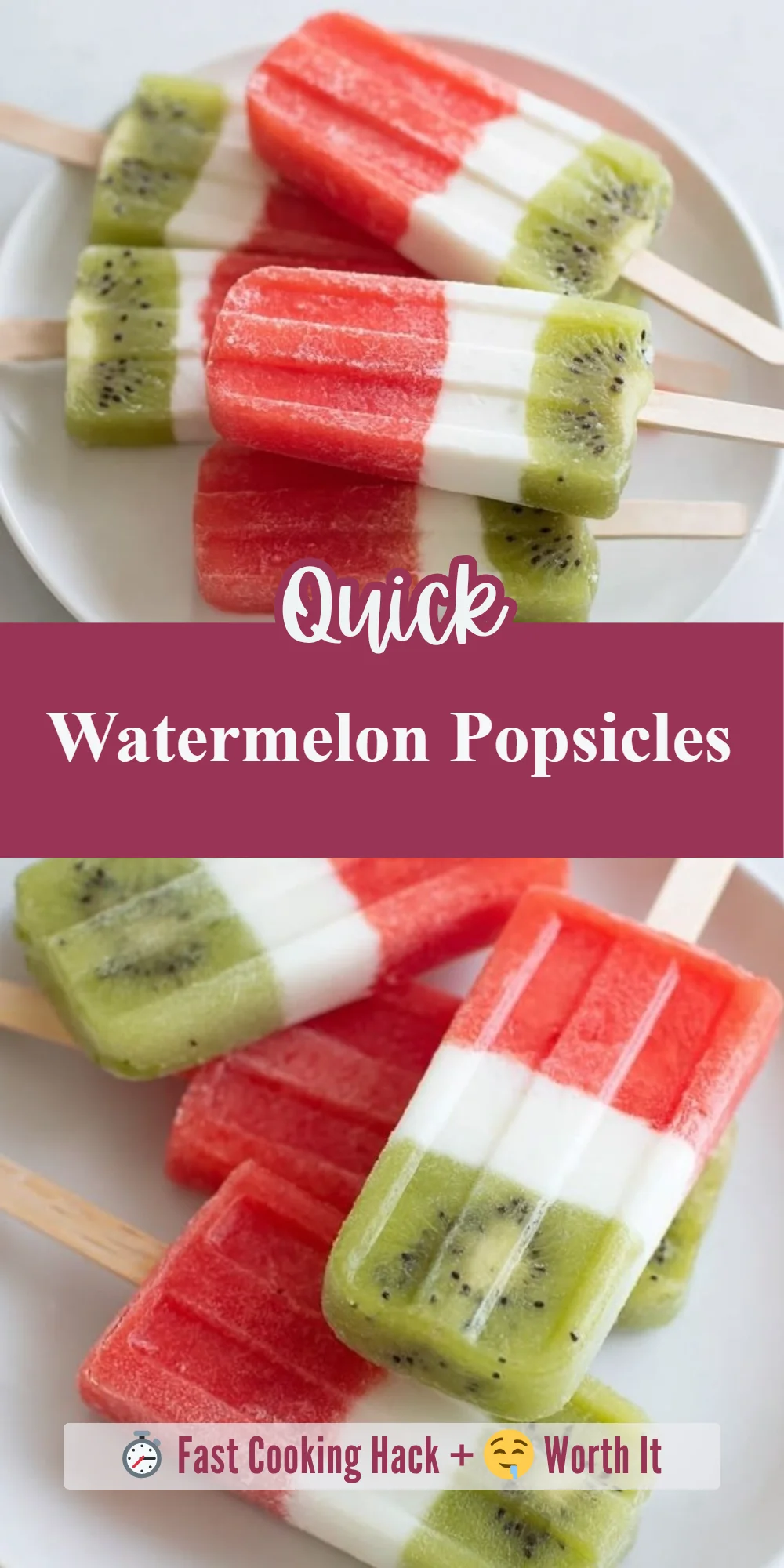 Watermelon Popsicles