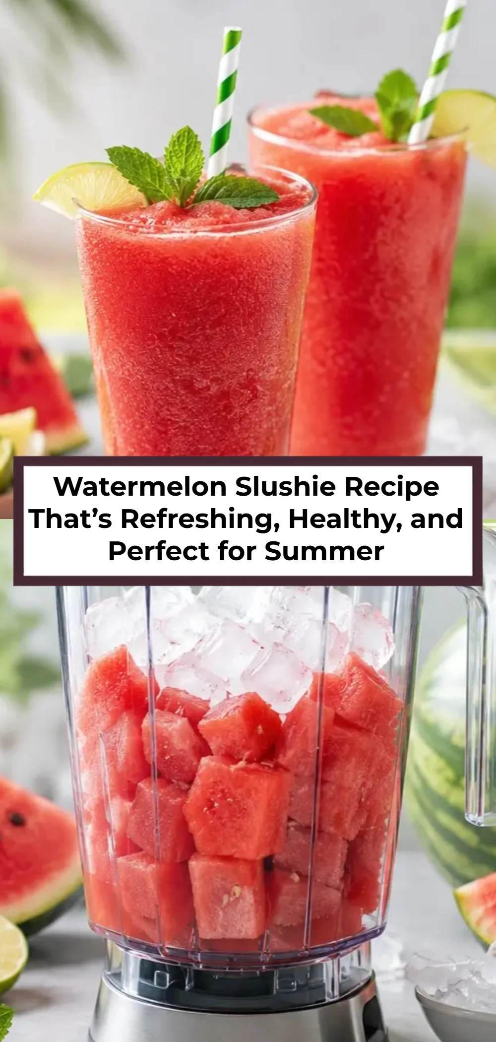 Watermelon Slushie Recipe That’s Refreshing, Healthy, and Perfect for Summer