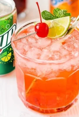 Refreshing 4-ingredient mocktail recipe with vibrant fruits and herbs