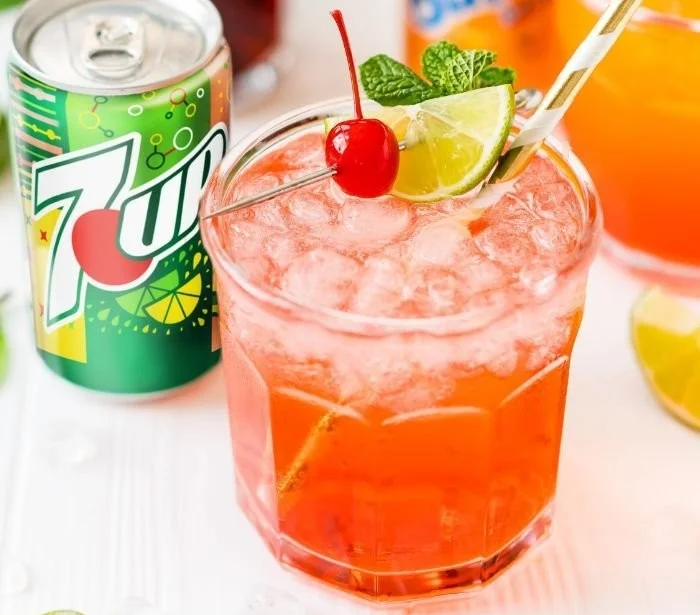 Refreshing 4-ingredient mocktail recipe with vibrant fruits and herbs