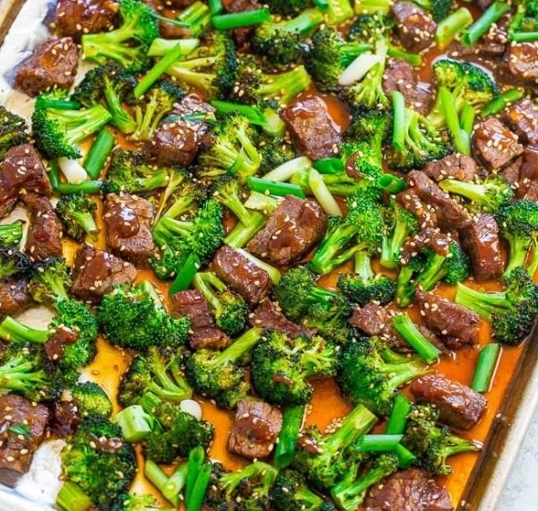 Delicious beef and broccoli stir-fry served in a bowl with rice