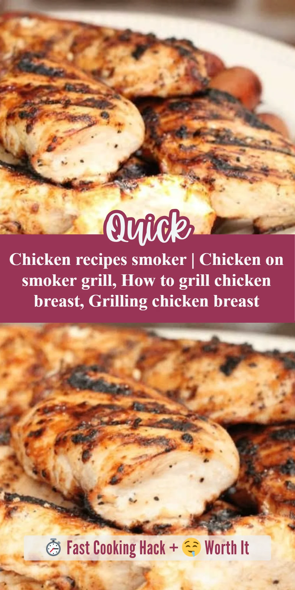 Chicken recipes smoker | Chicken on smoker grill, How to grill chicken breast, Grilling chicken breast