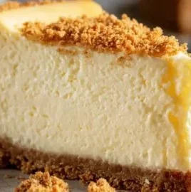 Classic cheesecake topped with fresh berries for a creamy dessert
