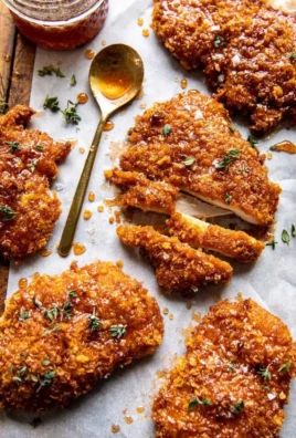 Cornflake-Crusted Chicken baked to golden perfection