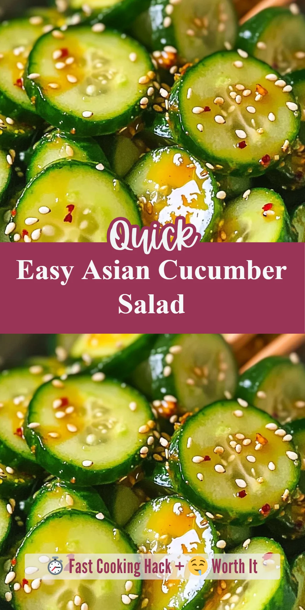 Easy Asian Cucumber Salad