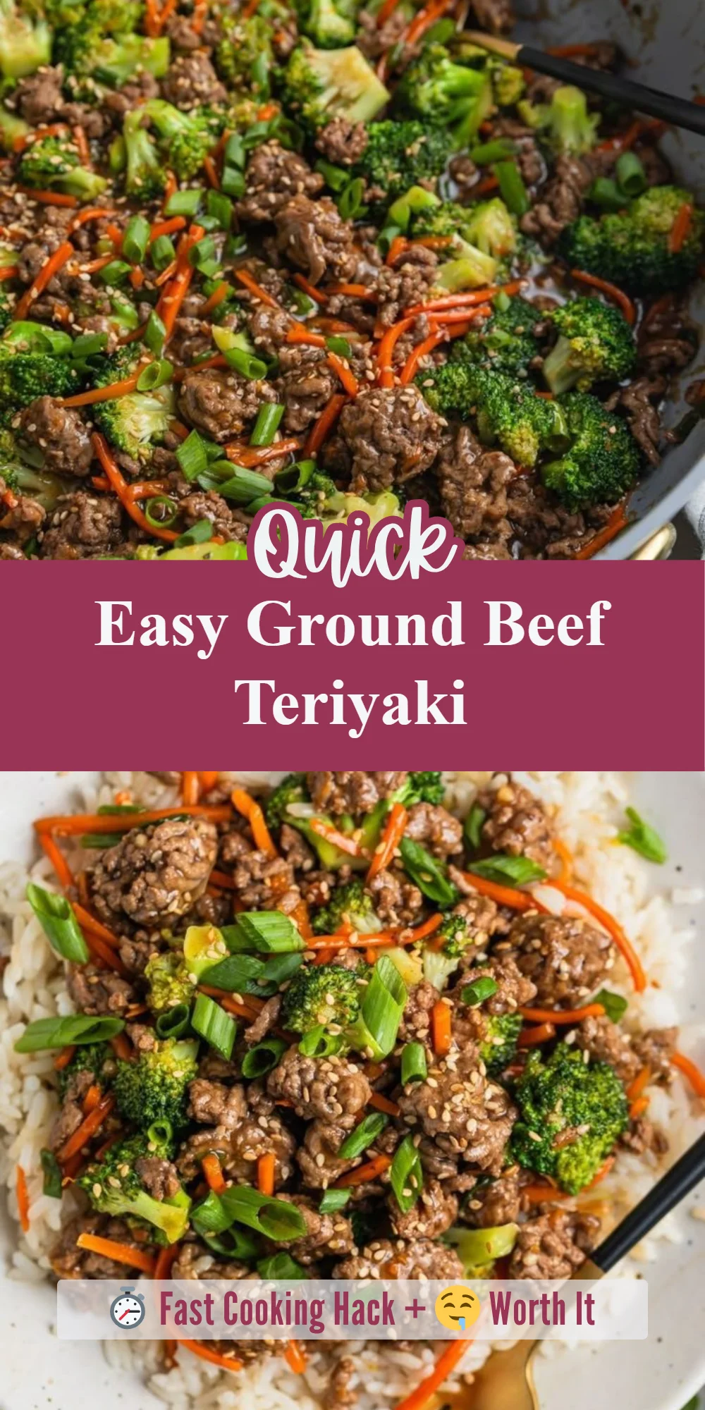 Easy Ground Beef Teriyaki