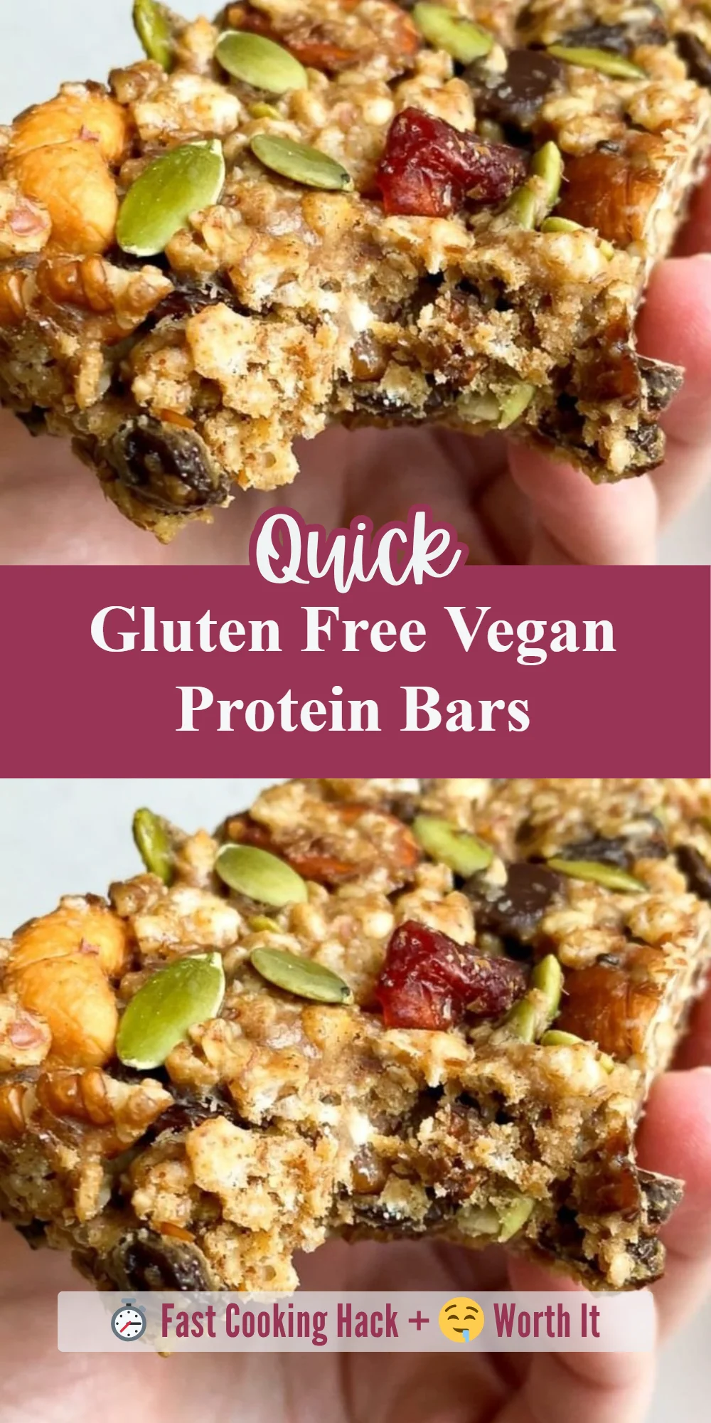 Gluten Free Vegan Protein Bars